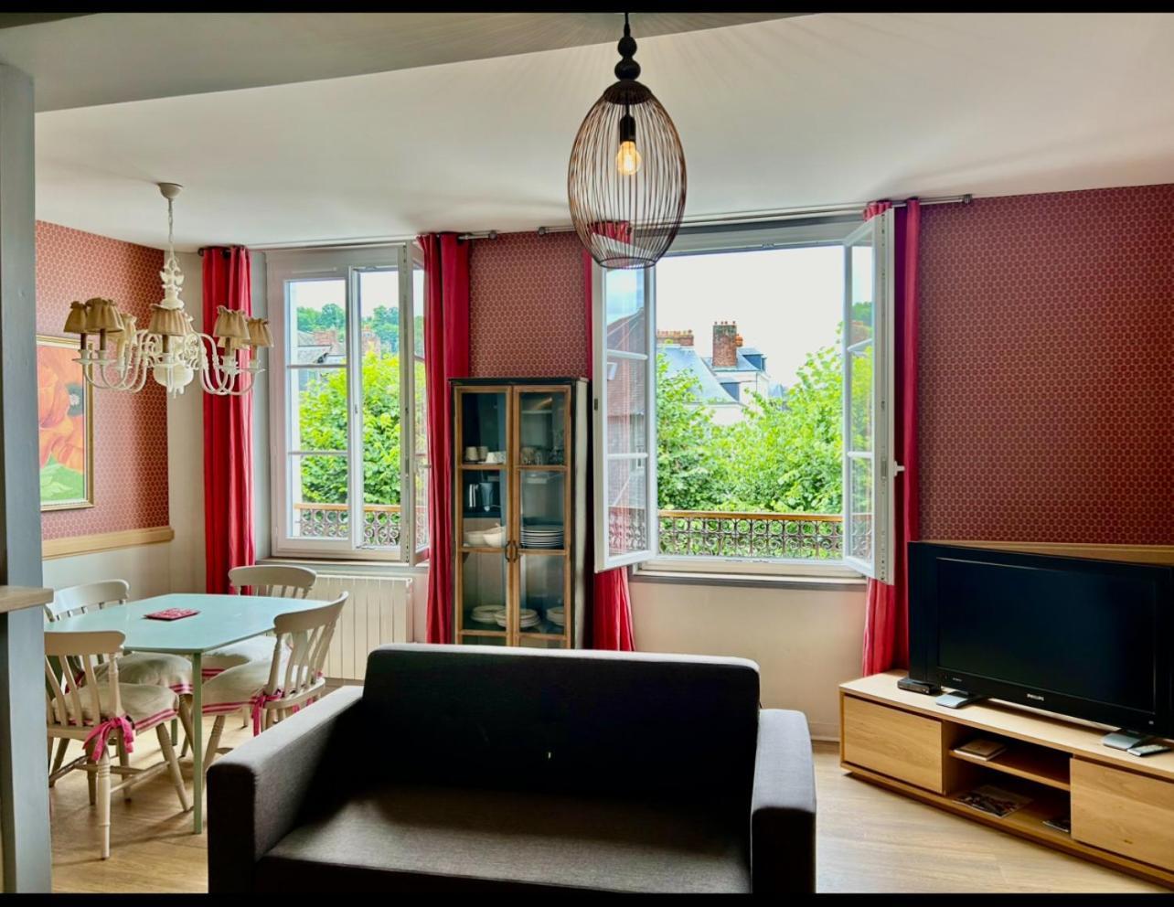 Le Duplex Ou L'Appart D'Agnes" Honfleur Exterior foto